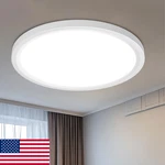 Libtit 16" Flush Mount Led Ceiling Light 36w 3600lm Adjustable Color. Fixed Price $55.09.