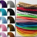 2 Core Braided Fabric Cable Vintage Lamp Flex Lighting Multiple Colors. Fixed Price $139.49.
