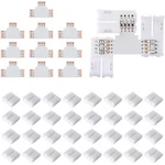 Jackyled T Shape 4-pin Led Connectors 10-pack 10mm Wide 4pin-10mm, Shade. Fixed Price $14.29.