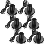 6 Metal Lamp Sockets Holder E26 E27 Base 6ft Cord On Off Switch Black. Fixed Price $44.49.