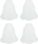 Frosted 23075-4 Transitional Style Glass Shade, 2-1/8" Fitter Size, 5" High X 5. Fixed Price $76.41.
