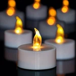 Candlium Tea Lights Battery Operated Candles Led 12 Pack, Warm Yellow. Fixed Price $9.66.