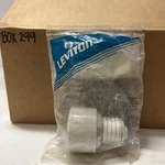 Leviton 001-2005 250v 660w Medium Base Lamp Socket Extension 1-3/8 Dia. In.. Fixed Price $5.39.