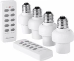 Dewenwils Remote Control Light Lamp Socket E26/e27 Bulb Base Switch Kit. Fixed Price $27.99.