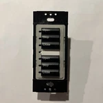 Lutron Sg-3wdn-bl-e01 2x Open Stop Close Button Wallstation. Fixed Price $40.00.