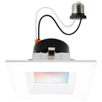 Satco 10.5w Led Retrofit Downlight 4" Square Rgb/tunable White/white - S11569. Fixed Price $34.99.