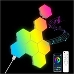 Ojq 8 Pack Hexagon Lights Wall Rgb Panel - Hexagonal Led Room Decor. Fixed Price $40.03.
