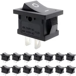 15 Pcs Ac 6a/250v 10a/125v 2 Solder Lug Spst On/off Mini Boat Rocker Switch C.... Fixed Price $13.11.