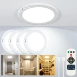 2/4 Pack Wireless Rechargeable Motion Sensor Ceiling Light With Remote Control. Fixed Price $60.99.