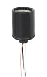 B&p Lamp Keyless Glazed Black Porcelain Socket With Thin Wire Leads And Ground. Fixed Price $16.74.
