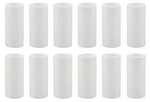 Creative Hobbies 2" White Plastic Candle Covers Sleeves Chandelier Socket.... Fixed Price $14.87.