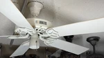 Vintage Hunter Archive Original 52" Ceiling Fan, White, 23862, Cast Iron, Rare. Fixed Price $349.99.