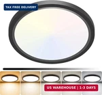 Libtit 7inch Led Flush Mount Ceiling Light, Dimmable & 5color Temperatures (3000. Fixed Price $21.26.