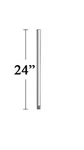 Minkaaire Ma Dr524-rrb 24" Ceiling Fan Downrod For 11 Ft Ceilings. Fixed Price $25.00.