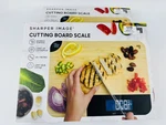 Sharper Image Bamboo Cutting Board With Digital Scale 2 Pack. Fixed Price $34.84.