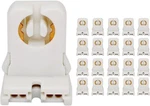 T8 Led Fluorescent Tube Lamp Holder Tombstone, 20 Count (pack Of 1), White. Fixed Price $17.58.