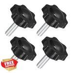 Uxcell M8x25mm Star Knobs Plastic Hand Tightening Clamping Screw 4pk. Fixed Price $20.00.