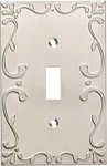 Franklin Brass W35070sn Satin Nickel Classic Lace Single Switch Cover Wall Plate. Fixed Price $11.65.