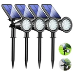 Solar Spot Lights 800 Lumens 18 Leds 2 Modes Ipx65 Waterproof Cool White 4 Pack. Fixed Price $69.81.