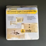 The Can Converter R56 Recessed Light Conversion Kit - Ceiling Fan & Chandelier. Fixed Price $15.00.