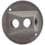 Hubbell 5197-5 Cover, Cluster, Lampholder, 4-1/8 In Dia, W, Round, Meta. Fixed Price $17.58.