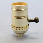 Cooper 925abd 3-way Turn Knob Light Socket Brass Lampholder 1/8" Ips. Fixed Price $10.43.