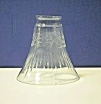 Westinghouse Clear 2.25" Fitter Fan Glass Shade Sunflower Design 83708 New Wow!. Fixed Price $18.95.