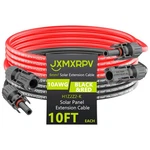 Jxmxrpv Solar Cable Extension 10ft 10awg, 10ft, Both Ends Installed. Fixed Price $27.78.