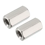 Uxcell M8 X 1.25-pitch 24mm Length 304 Stainless Steel Metric Hex Coupling Nu.... Fixed Price $14.66.