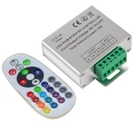 Dc 12v-24v 18a Led Lights Controller 24key Rgb Remote For 3528 5050 R. Fixed Price $24.99.