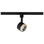 Satco 12w 645 Led Track Head Round 3000k, Matte Black/brushed Brass - Th645. Fixed Price $63.99.
