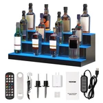 Led Lighted Liquor Bottle Display, 3 Tiers 30 Inch Commercial Illuminated Home B. Fixed Price $183.27.