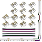 Cob 12mm 5pin Connector Kit 6pcs Strip To 8 Pairs Of Wire .... Fixed Price $18.42.