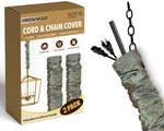 Royal Designs 4ft Silk Chain/cord Cover For Chandelier/pendant Light Green Gold. Fixed Price $83.94.