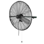30" Black Wall Mount Fan Tilting Head 3 Speed Commerical Rugged Aluminum Blade. Fixed Price $222.30.