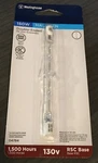 Westinghouse Rough Service / 150 Watt Double Ended - Rsc Base #04784 150w. Fixed Price $14.37.