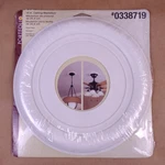 Portfolio 10 Inch Ceiling Medallion Light Fixture Or Fan White Finish #0338719. Fixed Price $5.95.