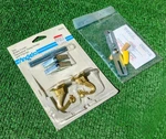 Usa Made Angelo Swag Hook Kit W/mounting Hardware Brass Finish (6pcs) 70450 Nos. Fixed Price $34.95.