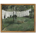 Shenify 8x10in Laundry Room Vintage Framed Canvas Wall Art Decor - Natural Fr.... Fixed Price $16.97.