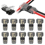 Visdoll T Tap Wire Splitter Connectors 3 Way 2 Pin Low 16-20awg, Black. Fixed Price $22.35.