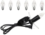 Ohlgt 1 Pack Salt Lamp Cord With 6 Bulbs, C Type Clip Scoket. Fixed Price $14.76.