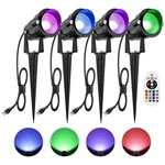 Zuckeo 10w Christmas Spotlights Outdoor Spot Lights For Yard, Led Rgb Color Chan. Fixed Price $59.98.