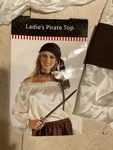 Women's Pirate Costume Size L Rubie S. Fixed Price $14.99.