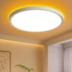Aphyni 12in Flush Mount Ceiling Light With Remote 12 In-1p, Night. Fixed Price $34.08.
