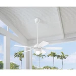 Hampton Bay Seaport Ii 52" Indoor/outdoor Matte White Ceiling Fan With Led Bulbs. Fixed Price $124.88.
