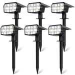 Spot Lights 6 Pack Outdoor Waterproof Ip65 59 Led Warm White Solar Sucolite Yard. Fixed Price $59.99.