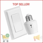 Suraielec Remote Control Light Bulb Socket, Wall Mount Switch, E26 E27 Lamp Sock. Fixed Price $18.46.