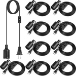 10 Pack Hanging Light Cord Pendant With Switch Socket Extension. Fixed Price $46.31.
