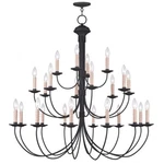 Livex Lighting Heritage Chandelier In Black. Fixed Price $1414.99.