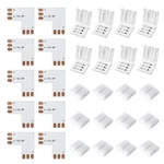 Jackyled 30 Pcs 3-pin Led Connectors, 10mm L Shape 3pin-10mm, Shade. Fixed Price $14.52.